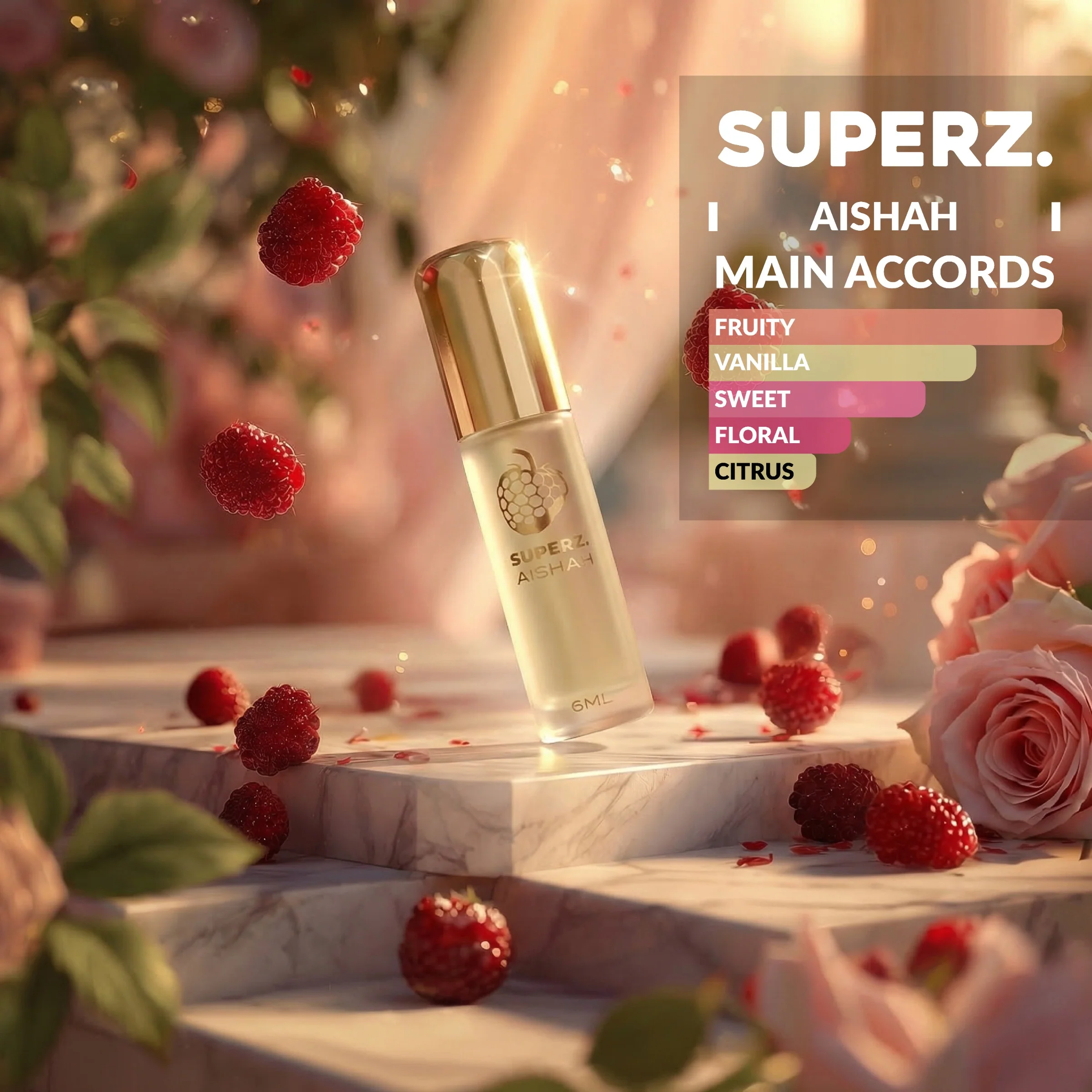 Aishah - 6 ml Exclusive 100% Perfume oil - Woman - Image 2