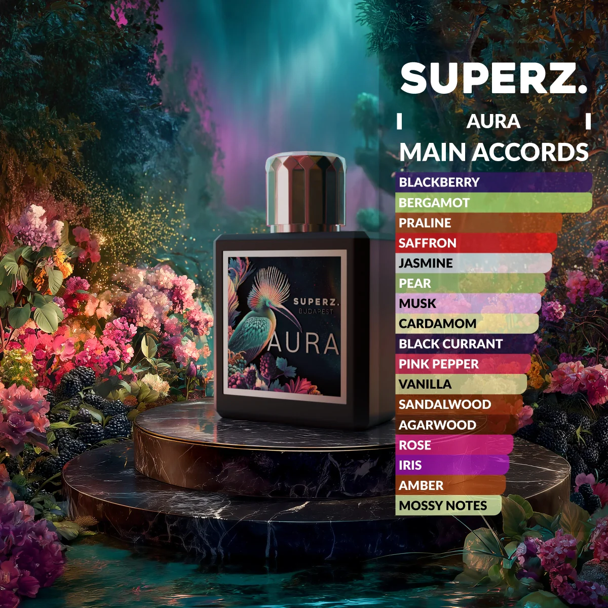 Aura - 50 ml Extrait De Parfum - Unisex - New box design - Image 2