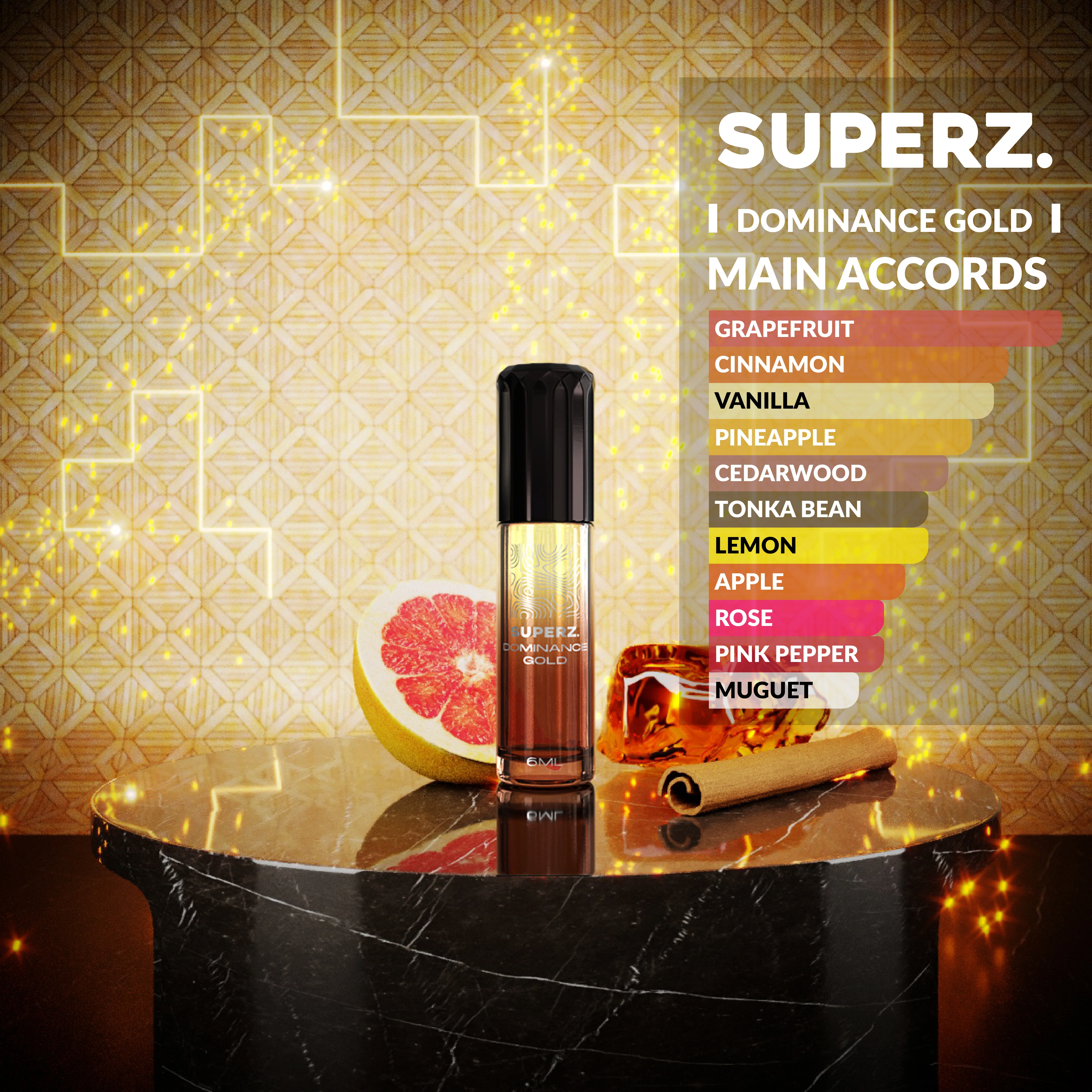 Dominance Gold - 6 ml Exclusive 100% Perfume oil - Man - Image 2