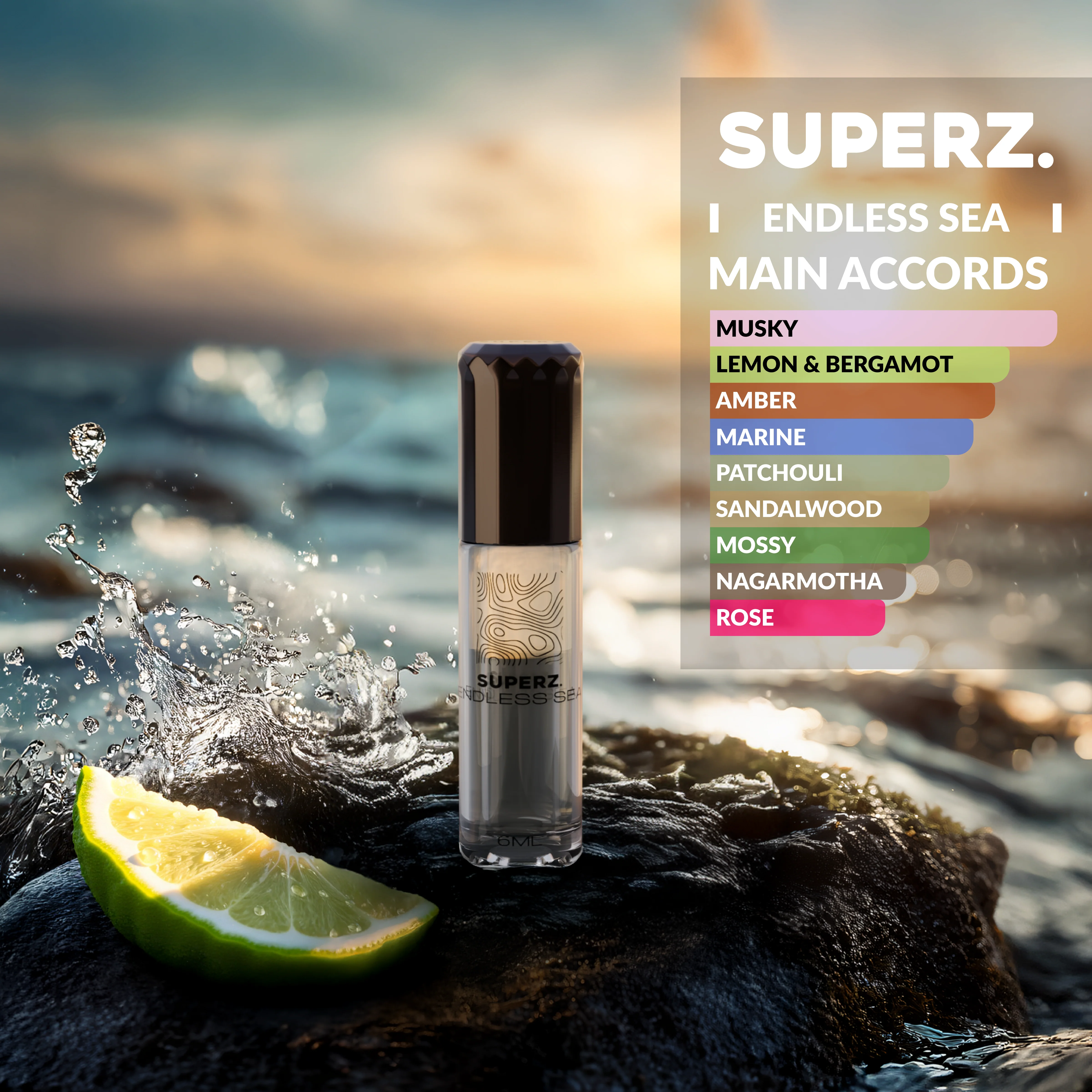 Endless Sea - 6 ml Exclusive 100% Perfume oil - Man - Image 2