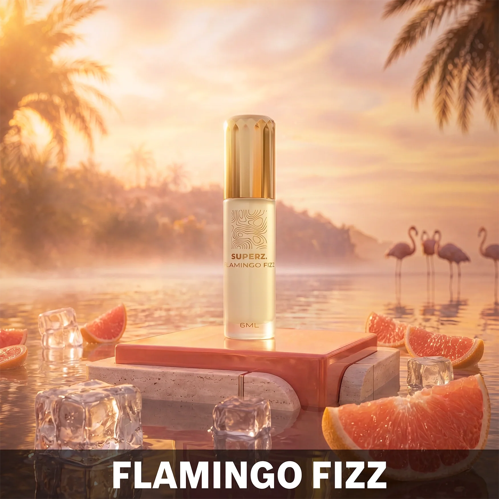 Flamingo Fizz - 6 ml Exclusive 100% Perfume oil - Unisex